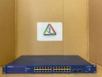 Netgear ProSafe GS724T v3 Gigabit Switch with Brackets Netgear GS724T (Inc VAT) - Image 1 of 4