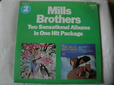 MILLS BROTHERS TWO SENSATIONAL ALBUMS IN ONE HIT PACKAGE 2X VINYL LP 1973 STEREO - Image 1 of 4