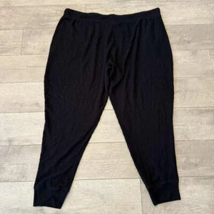 Joggers donna Joyspun taglia 3X pantaloni lounge neri - Foto 1 di 7