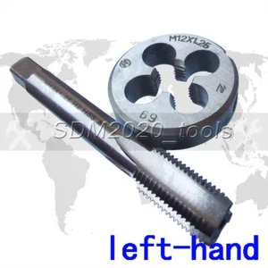 1 set LH M12x1.25mm left-hand Machine tap and die Threading Tools M12*1.25 mm - Picture 1 of 10