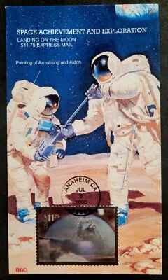 USA, SCOTT # 3413A, BGC FDC COVER OF $11.75 SPACE ACHIEVEMENT & EXPLORATION 2000 - Image 1 of 2