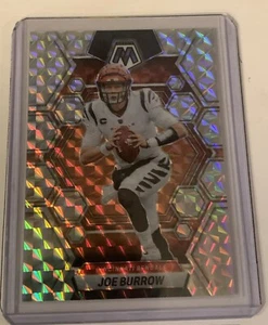2023 Panini Mosaic - Silver Mosaic Prizm #40 Joe Burrow Cincinnati Bengals - Picture 1 of 2