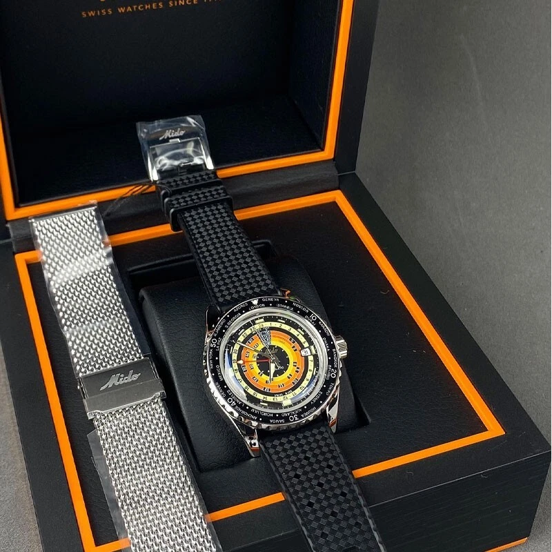 MIDO Ocean Star Decompression Worldtimer Men's Watch M026.829.17.051.00