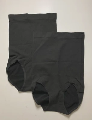 Lot of 2 Spanx Women's Sz M Higher Power Panties High-Waisted Shaper Brief Black - Image 1 of 4