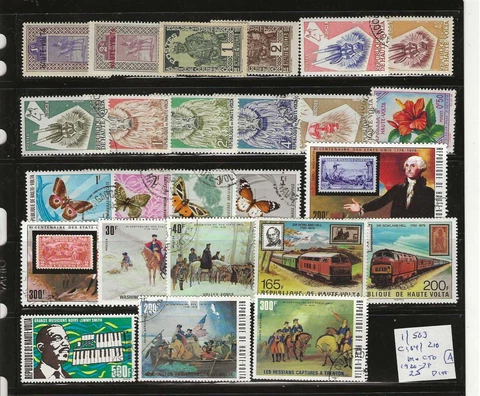 BURKINA-FASO...Sc #1/503 & C104/C210...M & U...1920/79...25 Diff...nice TOPICALS Cover