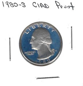1980 S Clad Proof Quarter - Picture 1 of 1