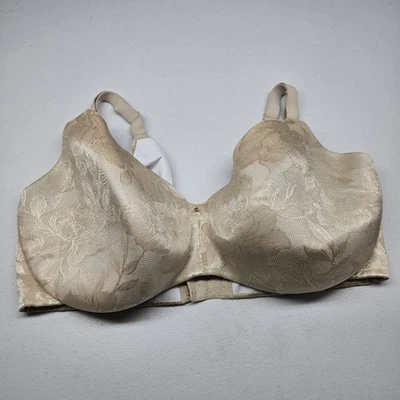 Cacique Women Bra 40H Beige Floral Lightly Lined Balconette - Image 1 of 4