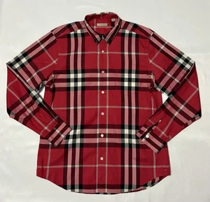Camisa BURBERRY Cuadros Grande L Roja - Imagen 1 de 14