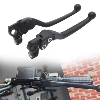 Palanca de freno de embrague ajustable plegable CNC para Ducati Monster 696 796 659 2008-2014 Foto 1 de 4