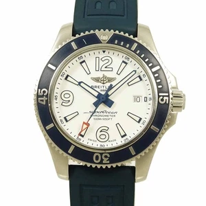 BREITLING Super Ocean 42 A17366 Date Automatic White Dial Mens 90297189 - Picture 1 of 8