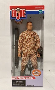 "Figura de acción Hasbro GI Joe Segunda Guerra Mundial Pacific Marine 12"" de colección" - Imagen 1 de 4