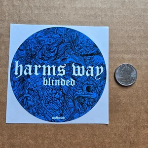 HARMS WAY Blinded Ltd Ed Neu RAR Sticker! Hardcore Punk Metalcore Deathcore - Bild 1 von 1