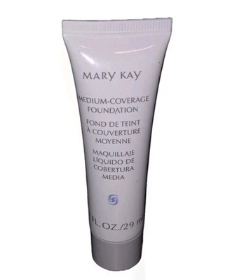 MARY KAY Medium Coverage Foundation Beige 404 Liquid 1 fl oz. 356900 GRAY CAP - Image 1 of 3
