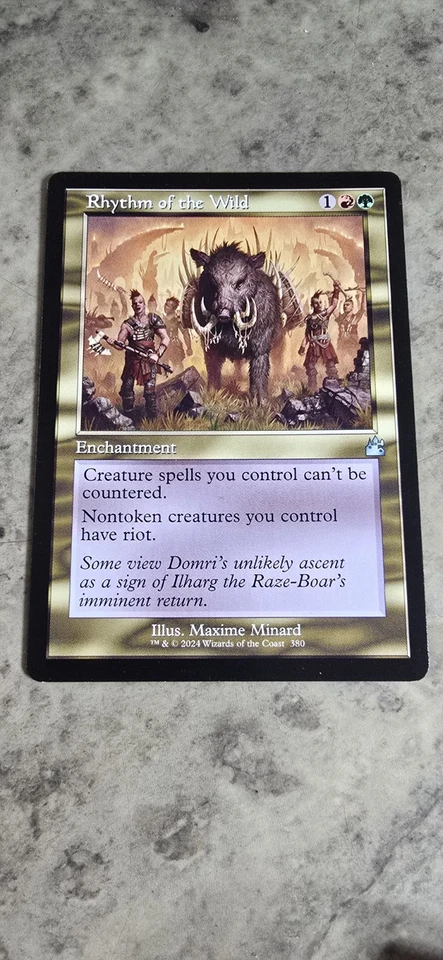 Rhythm of the Wild (Retro Frame) Ravnica Remastered Regular Uncommon MTG NM  - Image 1 of 1