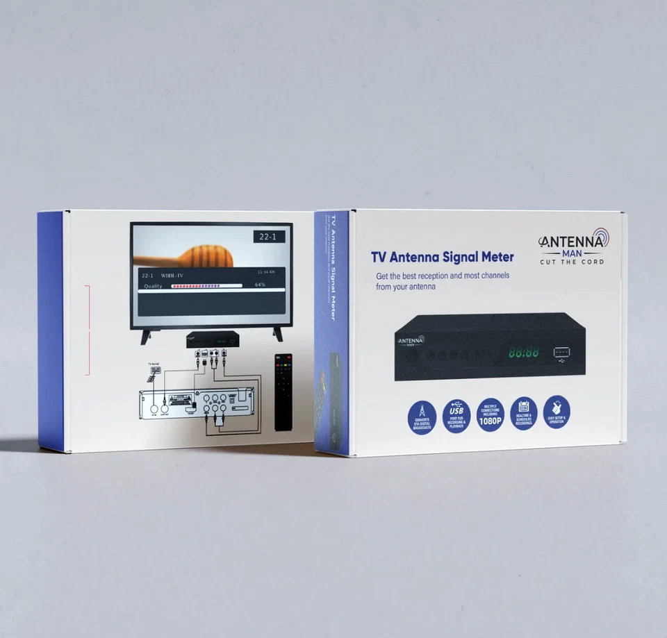 HD TV Antenna Signal Meter - Improve Antenna TV Reception, Get More Channels - Image 1 of 3