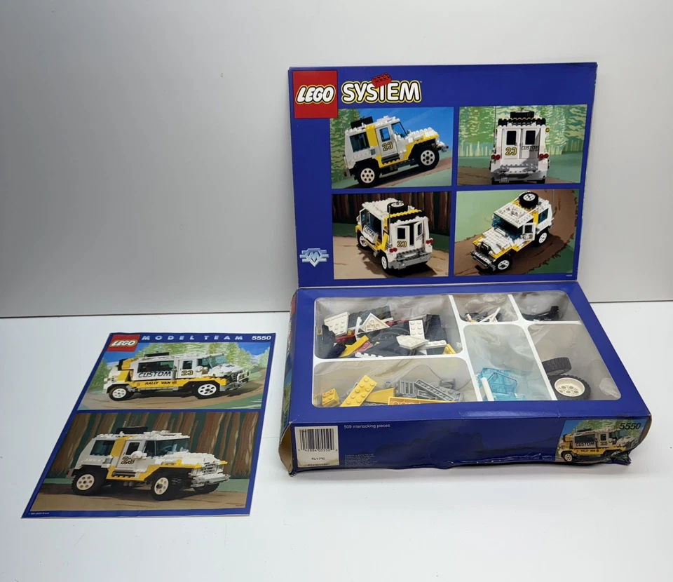 LEGO Model Team: Custom Rally Van 5550, Complete, Box Rough, 99% Complete - Image 1 of 4