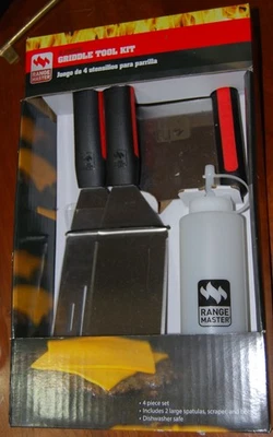 Range Master 4-Piece Griddle Tool Kit Dishwasher Safe - Brand New!  - Image 1 of 4