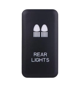 LED Rocker Switch, ABS 12V 0.5A Blue LED Car Auto On/Off Rocker Switch for Hilux - Picture 1 of 3