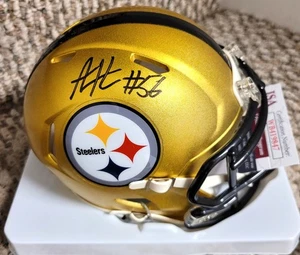 Autographed ALEX HIGHSMITH  Pittsburgh Steelers Mini Helmet JSA Witness - Picture 1 of 1