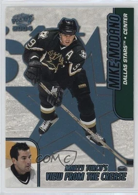 2003-04 Pacific Marty Turco's View from the Crease Mike Modano #4 HOF - Image 1 of 2