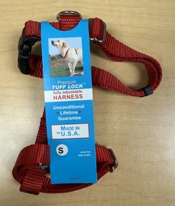 Arnés Premium Tuff Lock totalmente ajustable tamaño pequeño rojo - Imagen 1 de 2