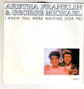 I Knew You Were Waiting (For Me) : Aretha Franklin & Geroge Michael : 7 inch - Picture 1 of 2