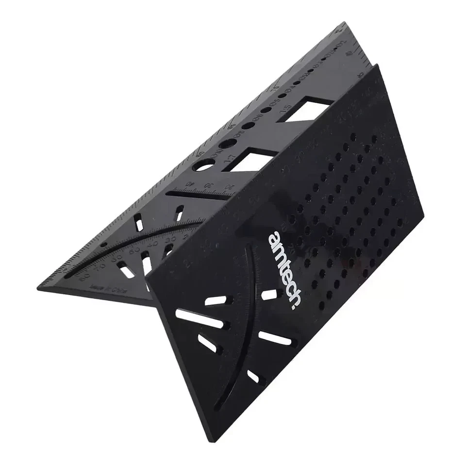 Woodworking Scribe Marking Miter Angles Gauge Dovetail Template &Hole Guide Tool - Image 1 of 1