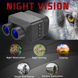 Mini Hunting 4K Night Vision Device Binocular telescope 5X Zoom USB Rechargeable - Picture 1 of 20
