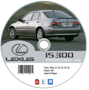 Lexus Is300 (2000-2005) manuale officina workshop manual - Foto 1 di 3