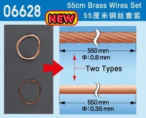 Trumpeter 06628 - 1:35 55cm Brass Wire set - Neu - Picture 1 of 1