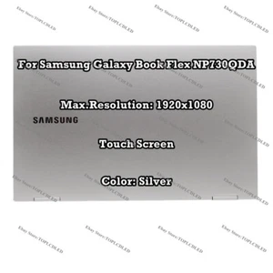 13" Samsung Galaxy Book Flex NP730QDA-KA1US FHD LCD Screen Touch Panel Assembly - Picture 1 of 9