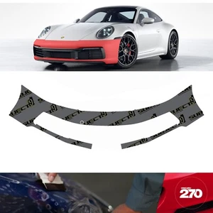 2020-2023 Porsche 911 Pre-Cut Front Bumper Paint Protection Clear Film PPF Bra - Picture 1 of 7