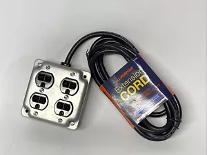 Legacy Manufacturing All-Purpose 4 Outlet Extension Cord 14GA 10Ft 15A New - Picture 1 of 5