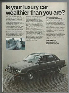 1984 SUBARU GL-10 advertisement, Subaru sedan print ad - Picture 1 of 3