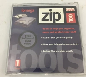 Iomega Zip 100 Tools Single Disk Storage 7E0064P. EN141907 Dos Windows 95 Mac - Picture 1 of 4