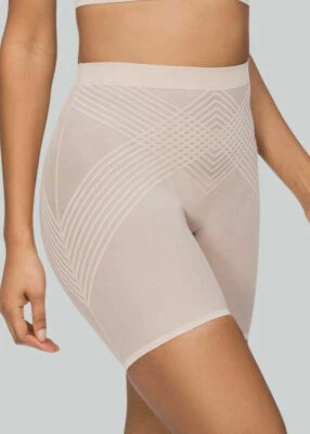 Женские бежевые формирующие шорты с высокой талией Nancy Ganz L6007 Shapewear размер большой - Изображение 1 из 2