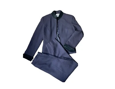 复古 Christian Dior 羊毛西装外套和裤子 4 码 — 第 1/4 张图片