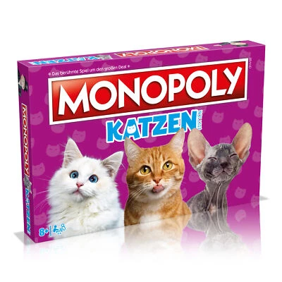 Monopoly - Cats Board Game Party Game Animals Cat Pet - Image 1 of 4