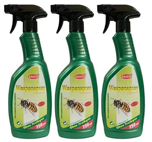 3x 750ml Braeco Wespenspray vertreibend PT 19 Repellent ohne Treibgas - Bild 1 von 3
