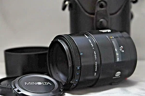 Minolta AF 100mm f/2.8 Macro Lens – Sony Alpha A-Mount – Excellent – Hood & Case - Picture 1 of 12