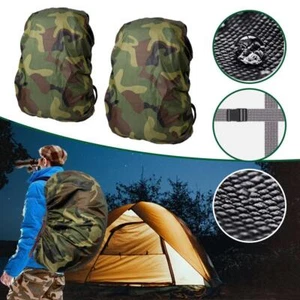 Camouflage Backpack Rain Cover Waterproof Bag Protector Portable Outdoor E6 W4N1 - Bild 1 von 18