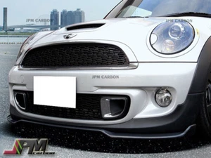 Carbon Fiber GB style Front Bumper Spoiler Lip fit MINI Cooper R56 S ONLY - Picture 1 of 2