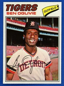 1977 Topps Baseball Set Break #122 Ben Oglive Detroit Tigers EXMT or better - Bild 1 von 2