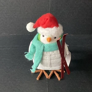 Target Wondershop 2020 Feathery Friends Fabric Powell Bird Skier Spritz Winter - Picture 1 of 9