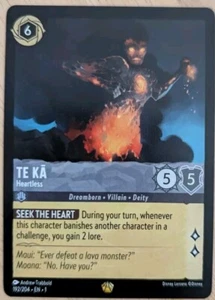 DISNEY LORCANA THE FIRST CHAPTER TE KA HEARTLESS LEGENDARY 192/204 - Picture 1 of 1