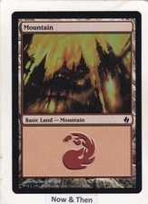 Magic: MTG: Premium Deck Series: Fire & Lightning: Mountain 34/34