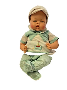 Vintage Ideal Däumelinchen Baby Puppe 20" groß - Bild 1 von 20