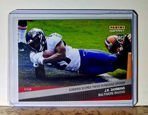 J.K. Dobbins 2020 Panini NFL #20 Rookie Football Card Baltimore Ravens 1 of 308 - Picture 1 of 2