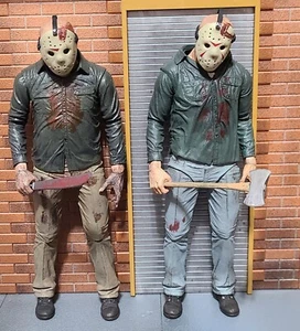 Friday the 13th Jason Voorhees Figure Lot NECA Battle Damage 2012 - Picture 1 of 7