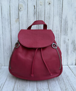Etienne Aigner Leather Pink Backpack Handbag